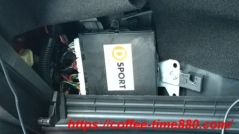D-SPORT製ECU取り付け