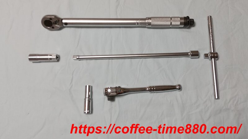 プラグ交換に使用した工具-1