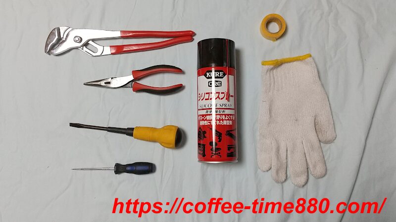 プラグ交換に使用した工具-2